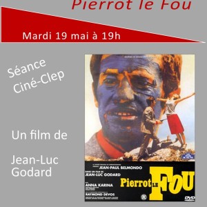 Ciné-CLEP : "PIERROT LE FOU" mardi 19 mai à 19h